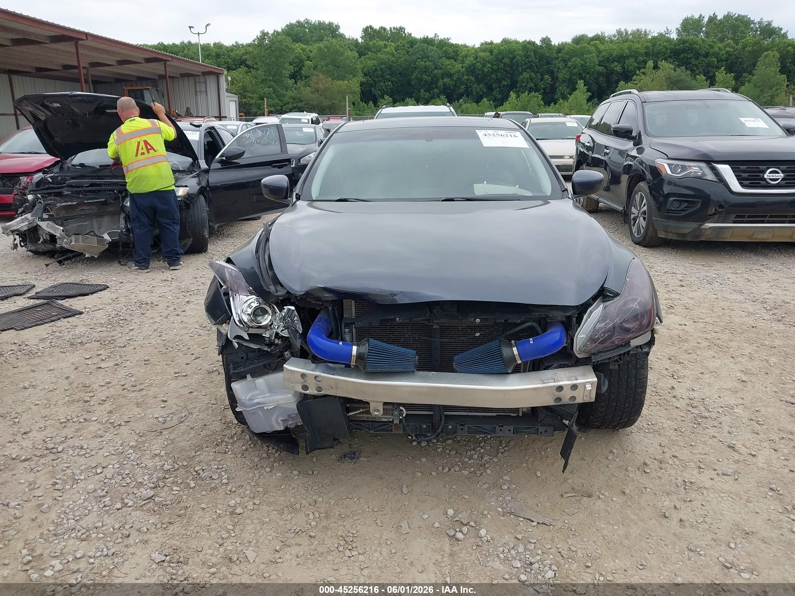 2009 Infiniti G37x   Синий vin: JNKCV64F69M653260