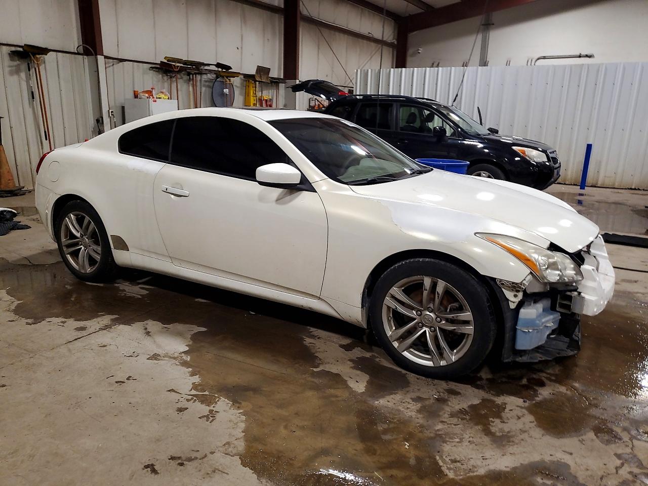 2009 Infiniti G37 Coupe X White vin: JNKCV64FX9M654895