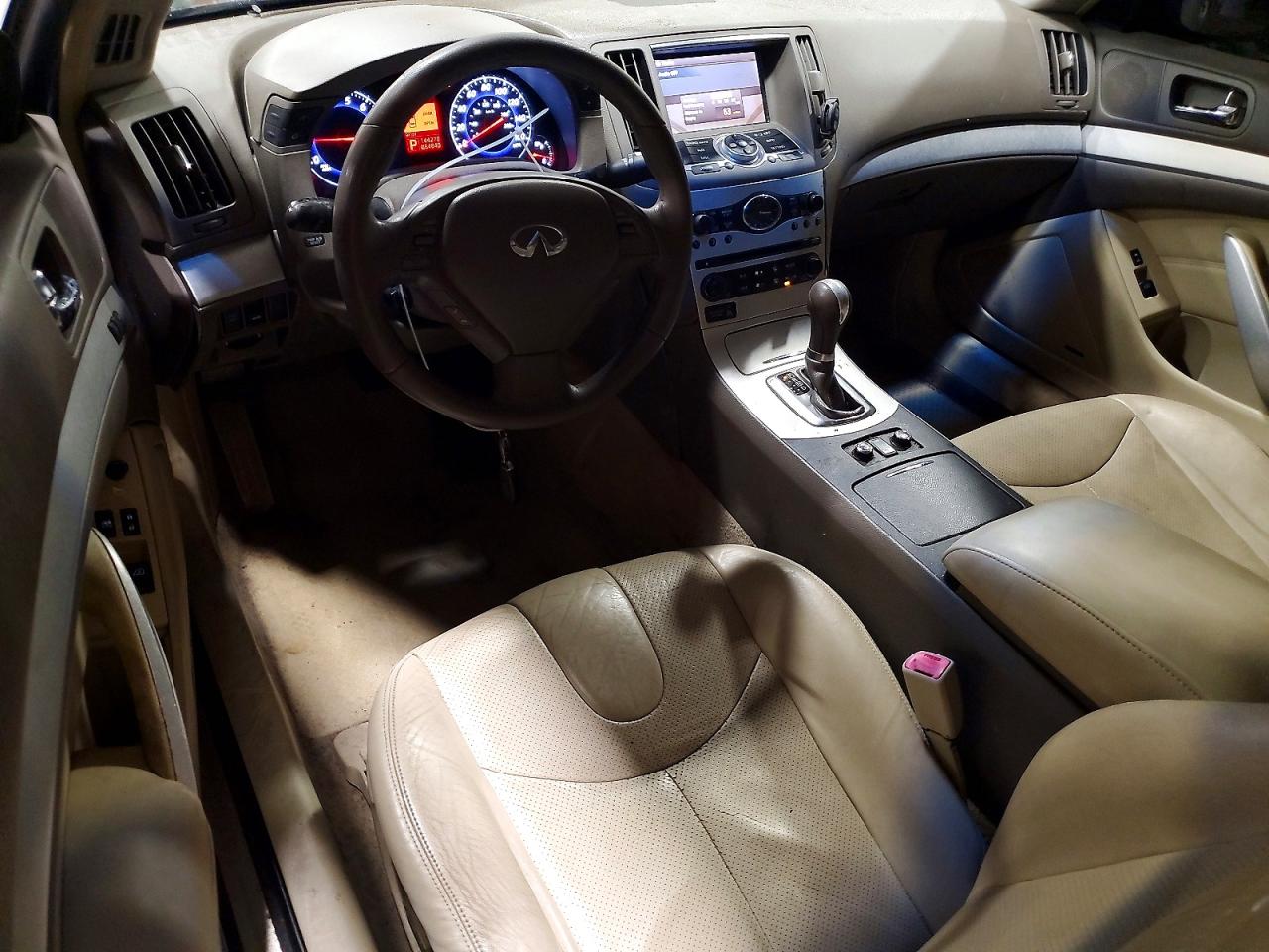 2009 Infiniti G37 Coupe X White vin: JNKCV64FX9M654895