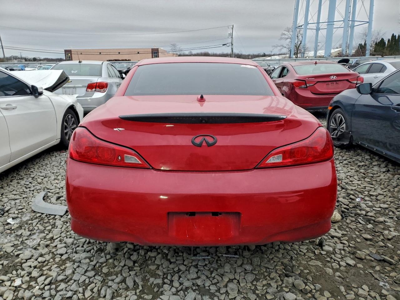 2009 Infiniti G37 Convertible Base Red vin: JNKCV66E09M723341