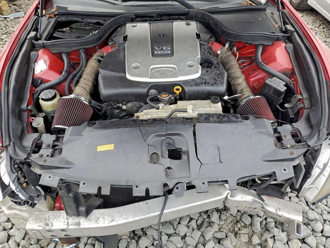 2009 Infiniti G37 Convertible Base Red vin: JNKCV66E09M723341
