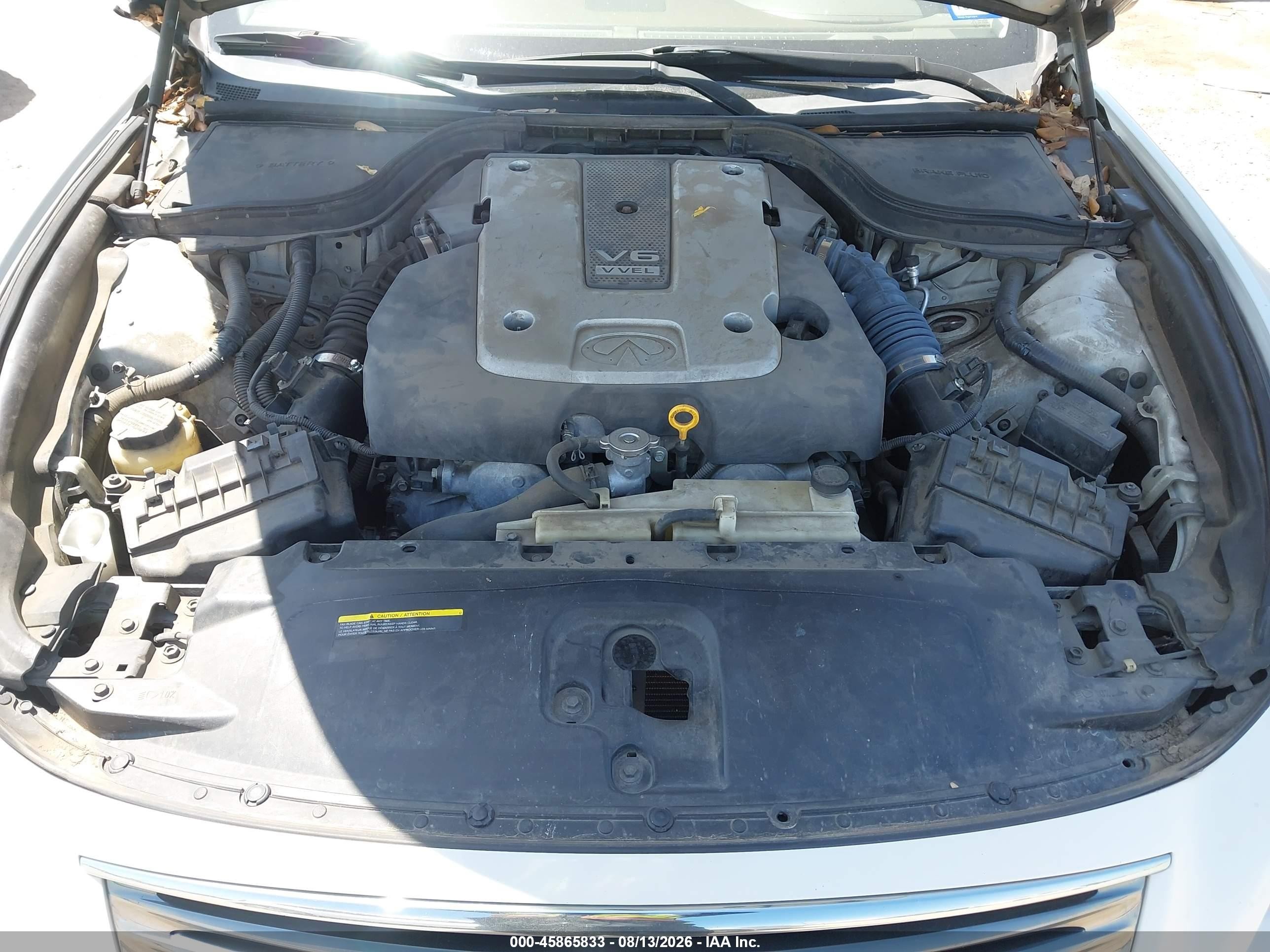 2009 Infiniti G37   White vin: JNKCV66E09M724957