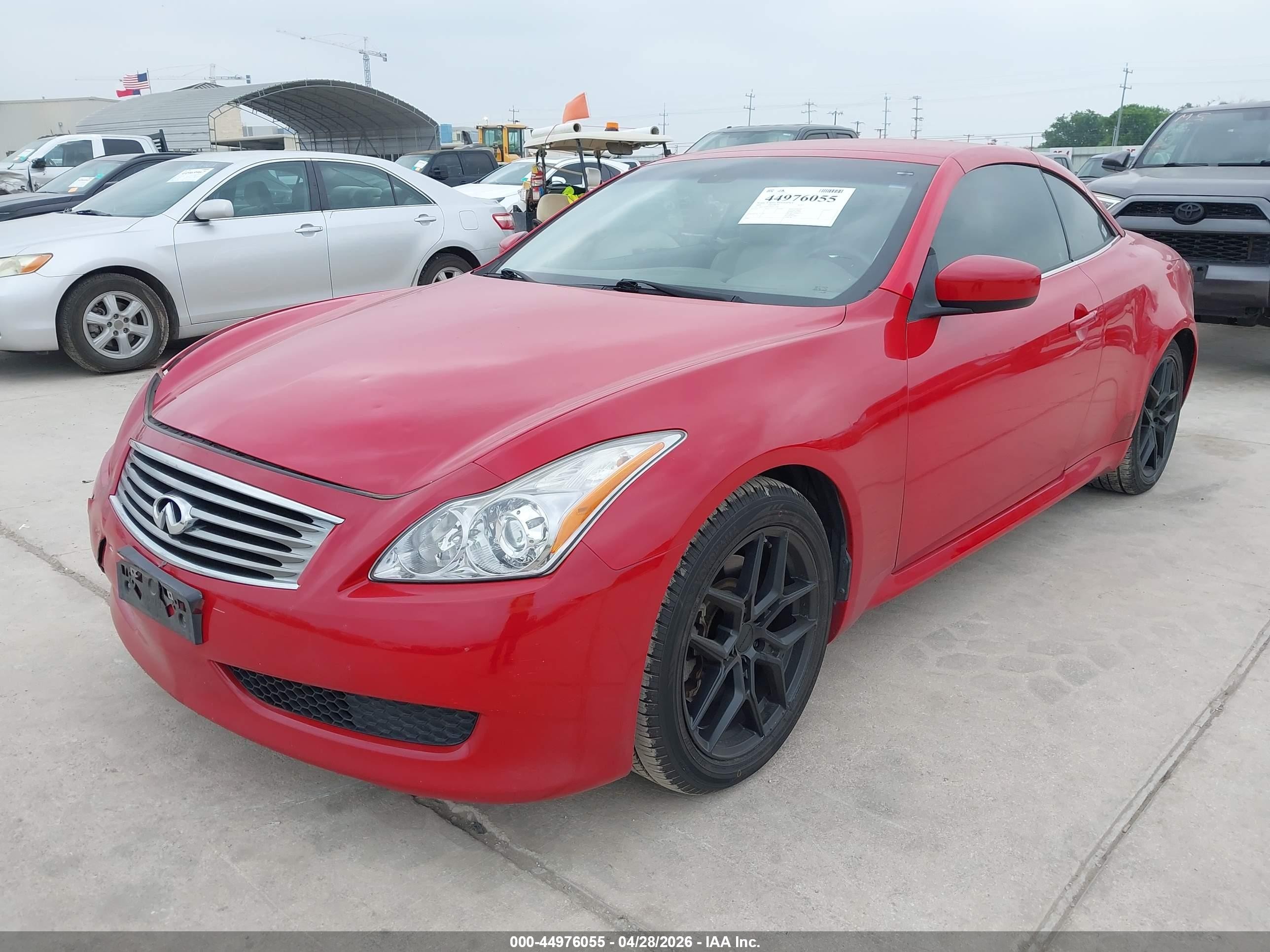 2009 Infiniti G37   Red vin: JNKCV66E19M723784