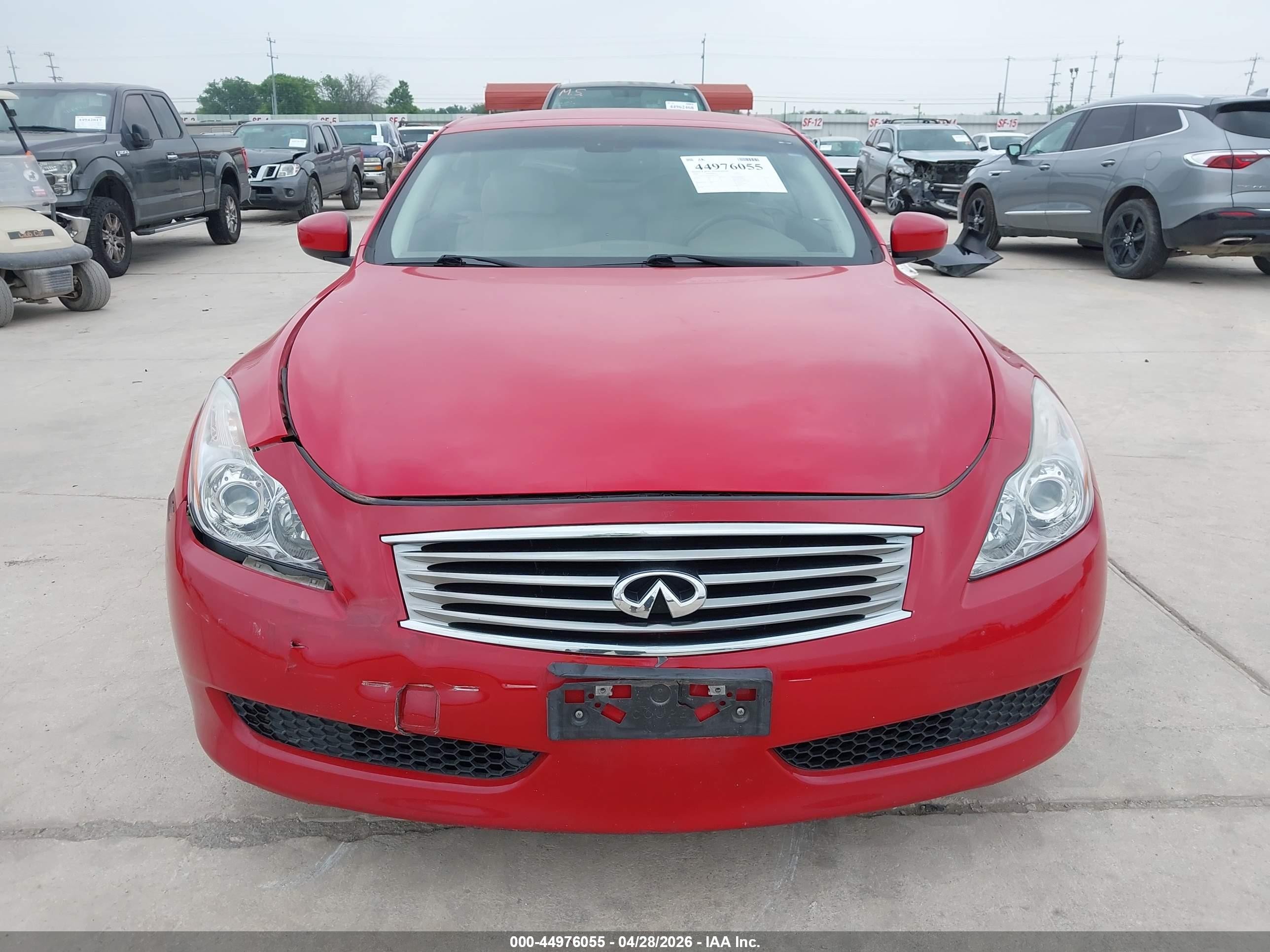 2009 Infiniti G37   Red vin: JNKCV66E19M723784