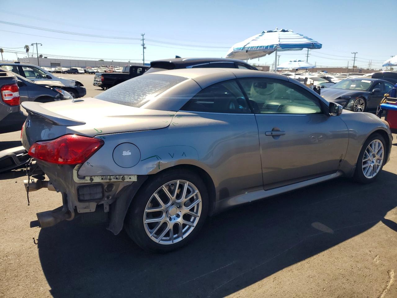 2009 Infiniti G37 Convertible Base Серый vin: JNKCV66E29M722644
