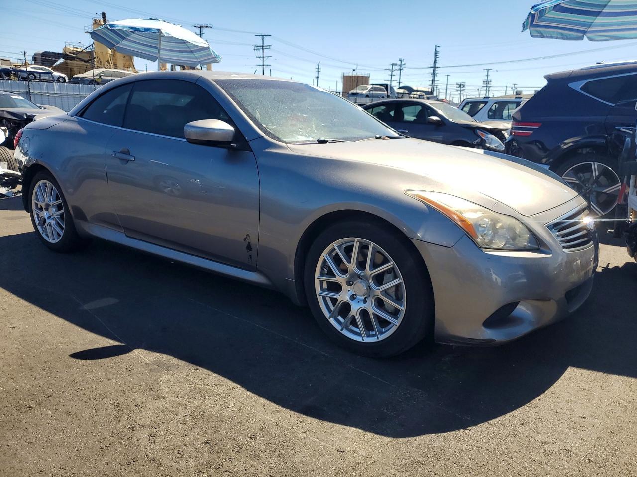 2009 Infiniti G37 Convertible Base Серый vin: JNKCV66E29M722644