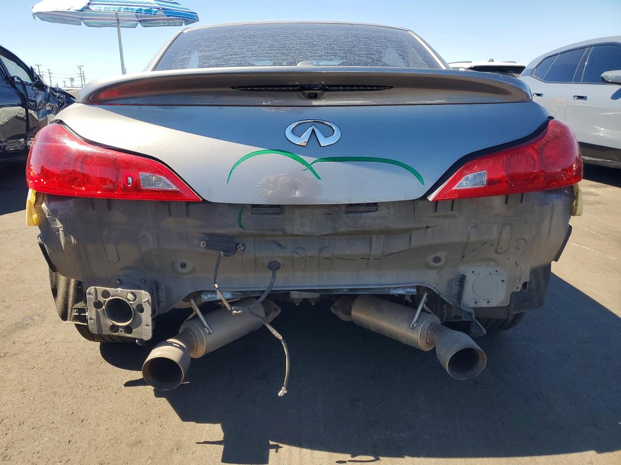 2009 Infiniti G37 Convertible Base Серый vin: JNKCV66E29M722644