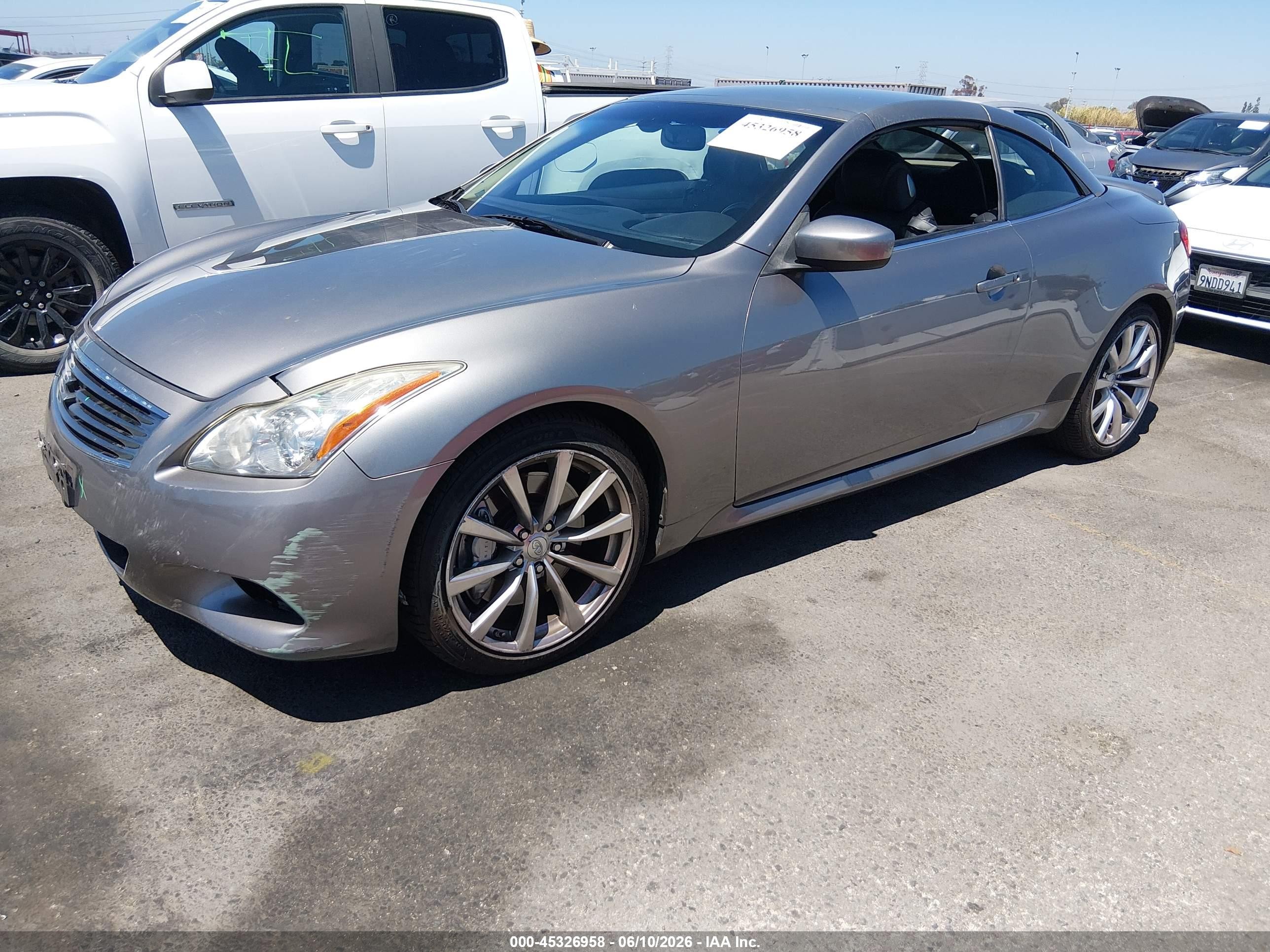 2009 Infiniti G37 Gray vin: JNKCV66E39M722670