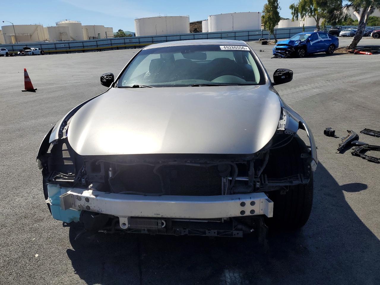 2009 Infiniti G37 Convertible Base Silver vin: JNKCV66E49M721558
