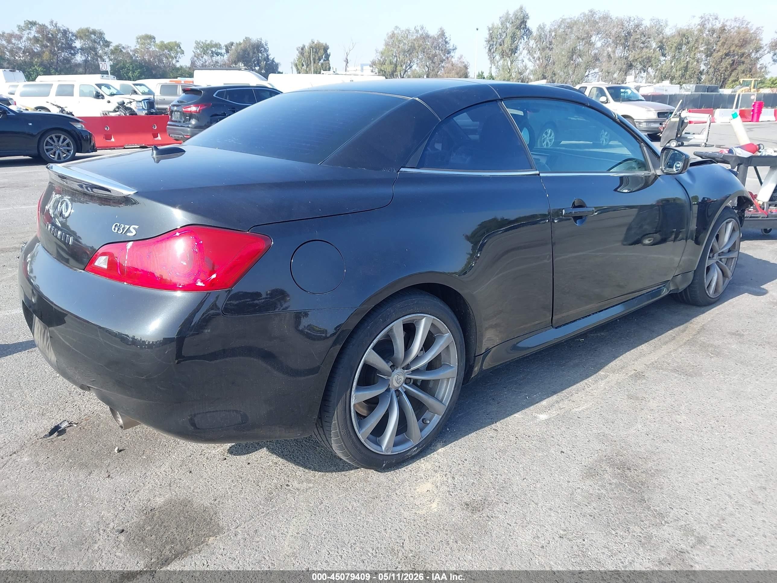2009 Infiniti G37   Black vin: JNKCV66E49M721642