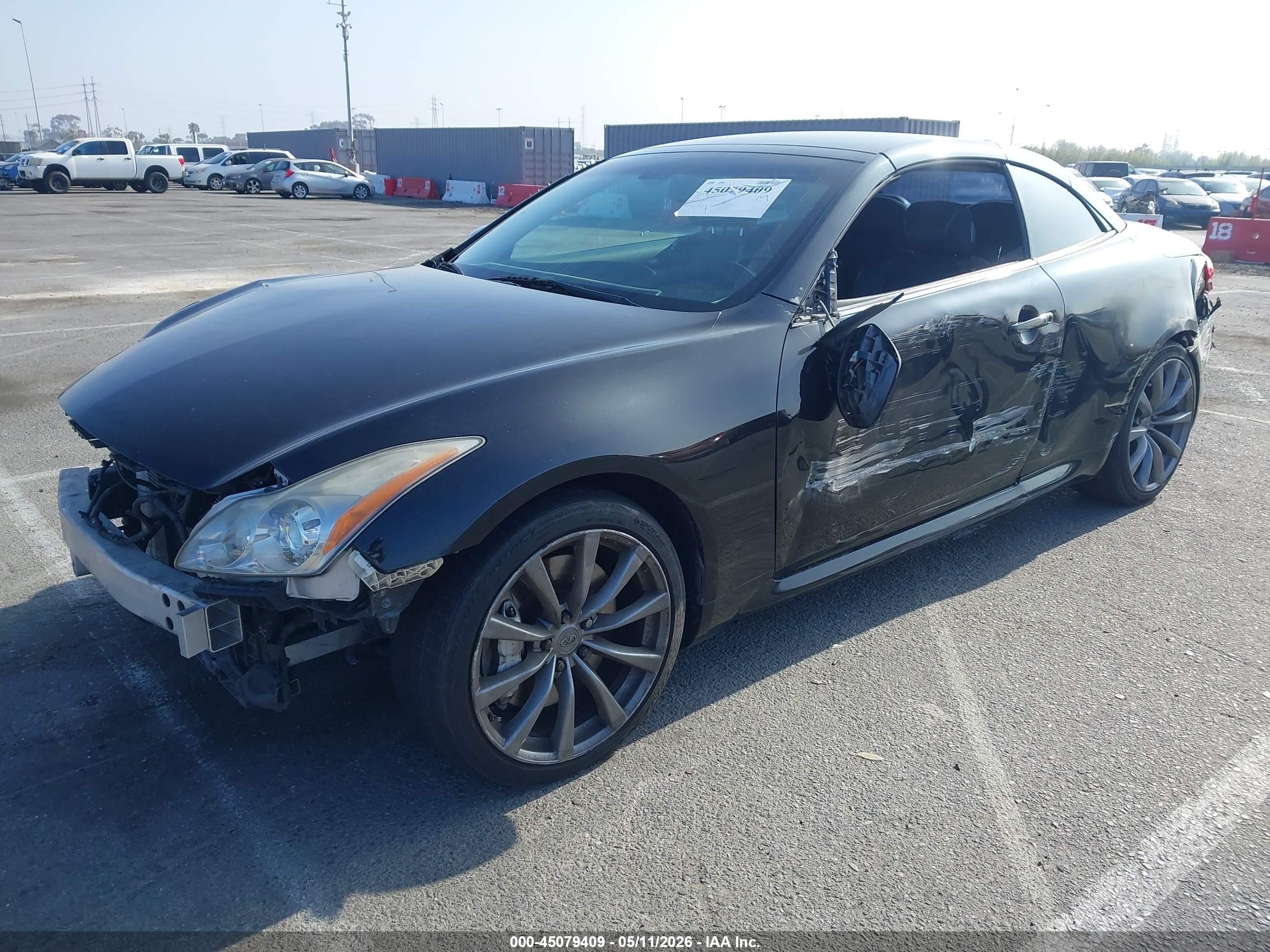 2009 Infiniti G37   Black vin: JNKCV66E49M721642
