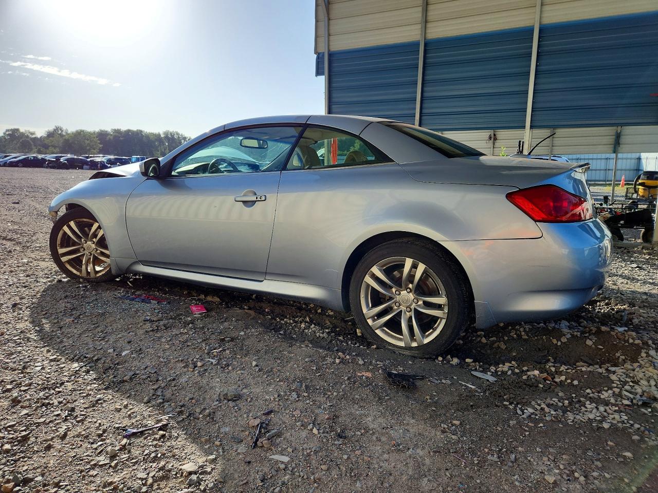 2009 Infiniti G37 Convertible Base Синий vin: JNKCV66E49M724170