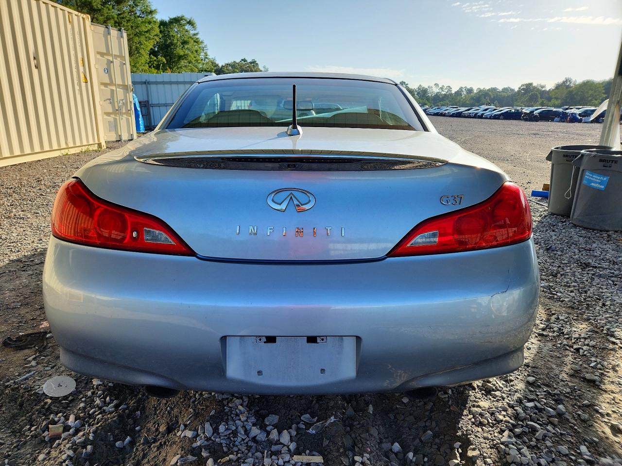 2009 Infiniti G37 Convertible Base Синий vin: JNKCV66E49M724170