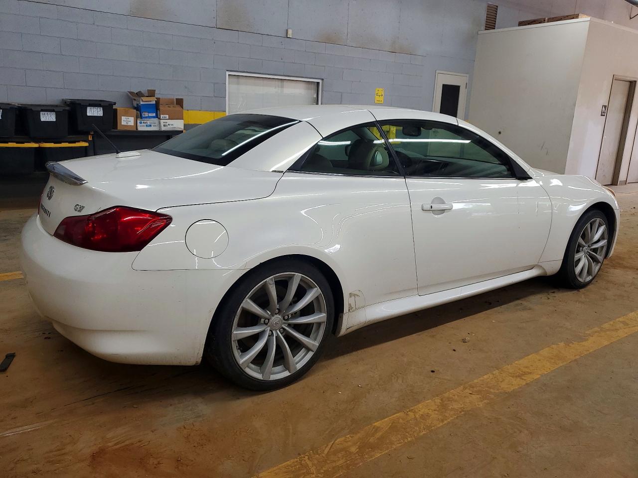 2009 Infiniti G37 Convertible Base White vin: JNKCV66E59M721729