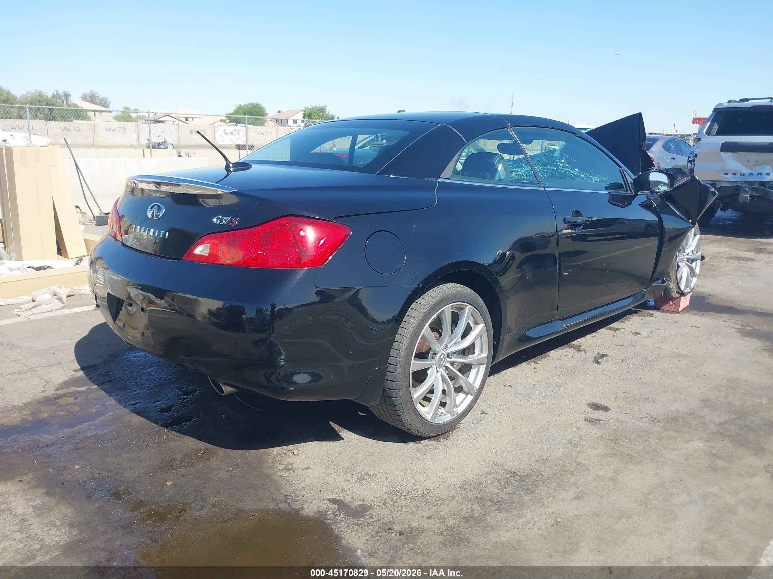 2009 Infiniti G37   Black vin: JNKCV66E59M724288