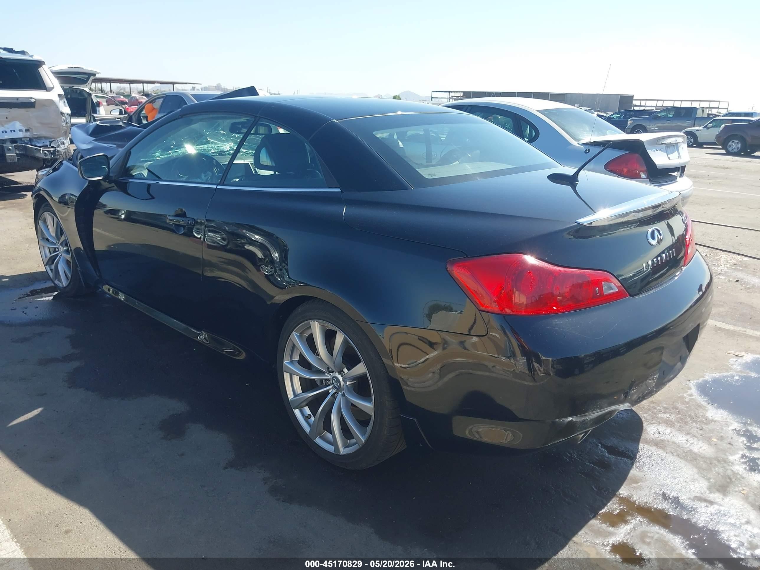 2009 Infiniti G37   Black vin: JNKCV66E59M724288