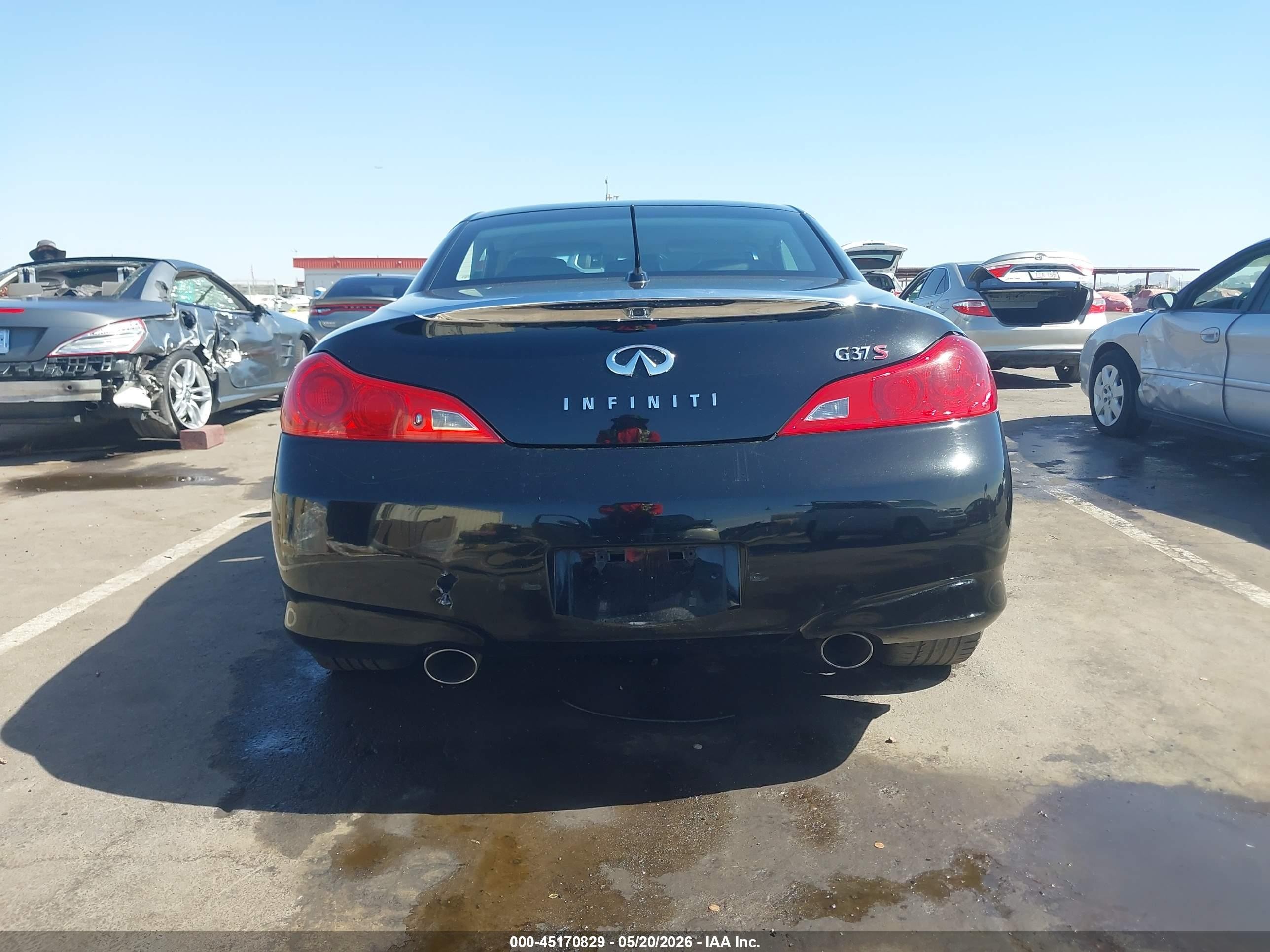 2009 Infiniti G37   Black vin: JNKCV66E59M724288