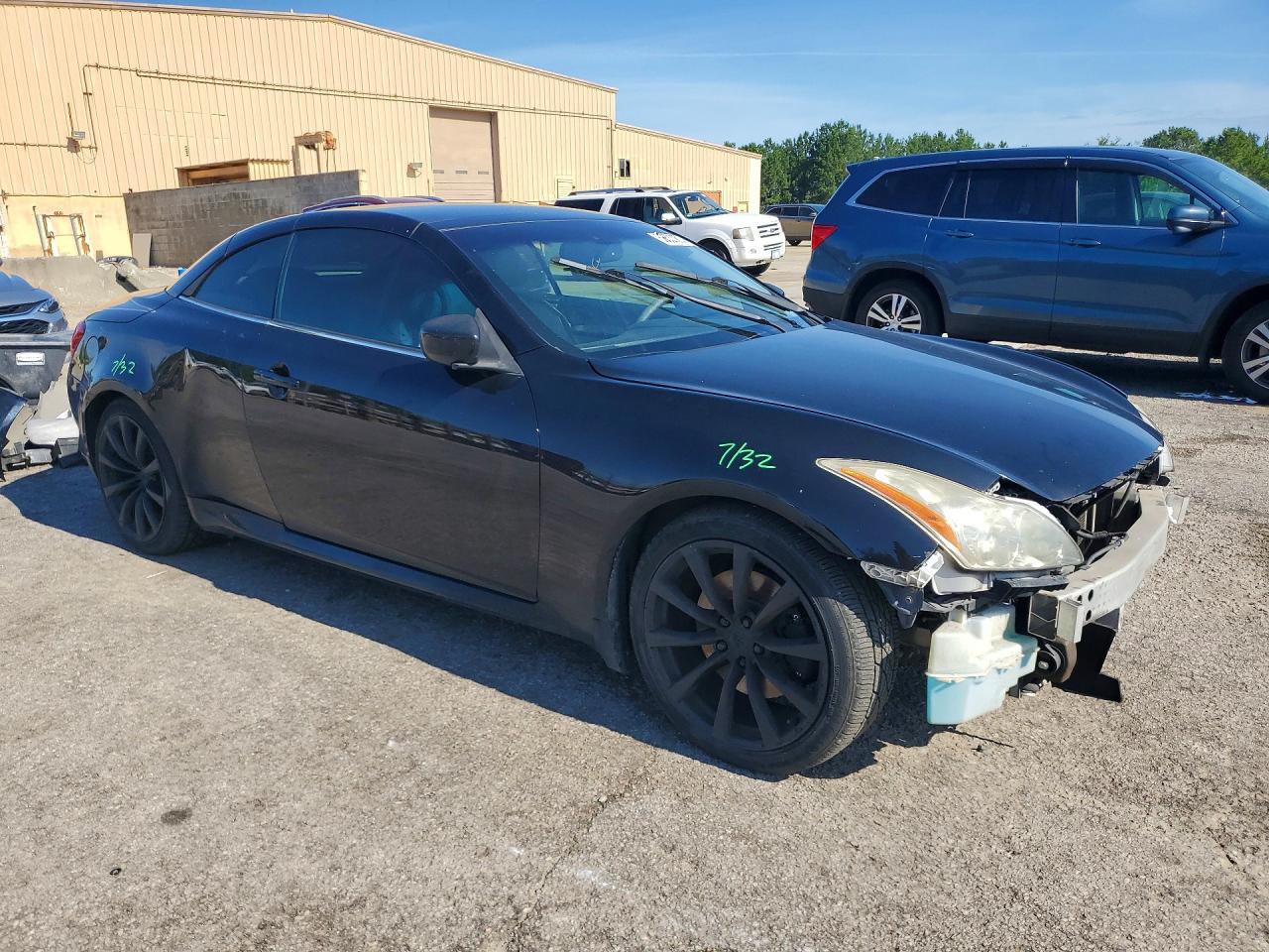 2009 Infiniti G37 Convertible Base Black vin: JNKCV66E79M720338