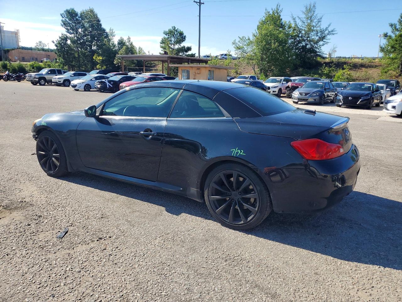 2009 Infiniti G37 Convertible Base Black vin: JNKCV66E79M720338