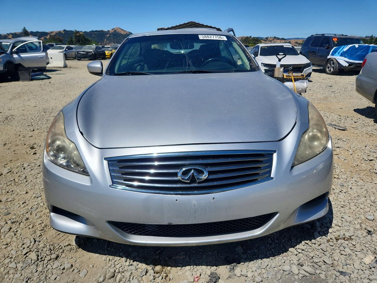 2009 Infiniti G37 Convertible Base Silver vin: JNKCV66E79M720923