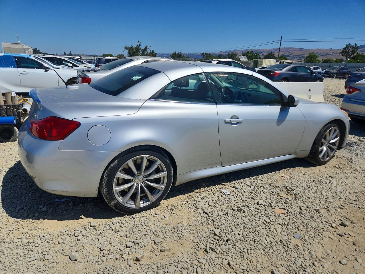 2009 Infiniti G37 Convertible Base Silver vin: JNKCV66E79M720923