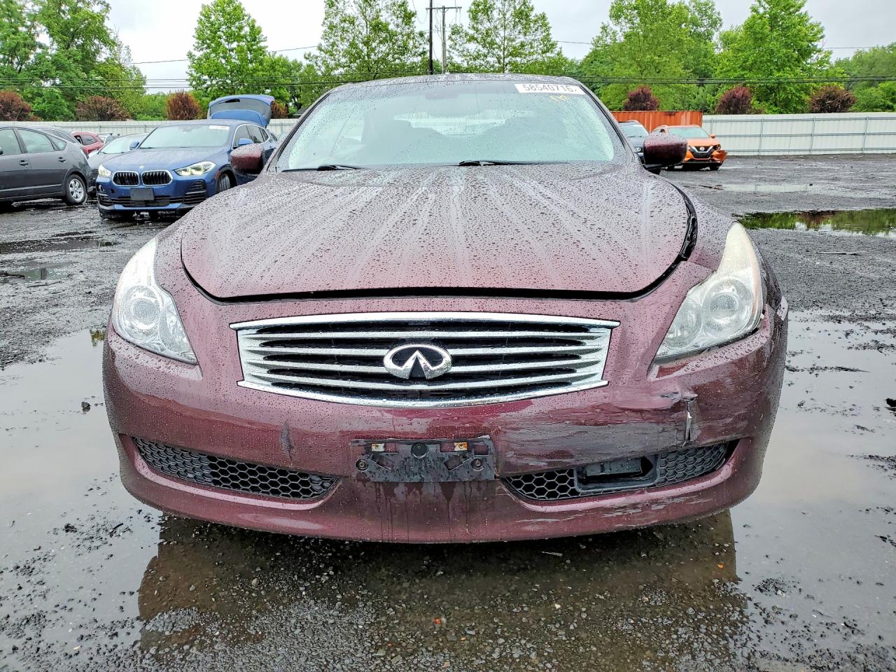 2009 Infiniti G37 Convertible Base Burgundy vin: JNKCV66E79M724440