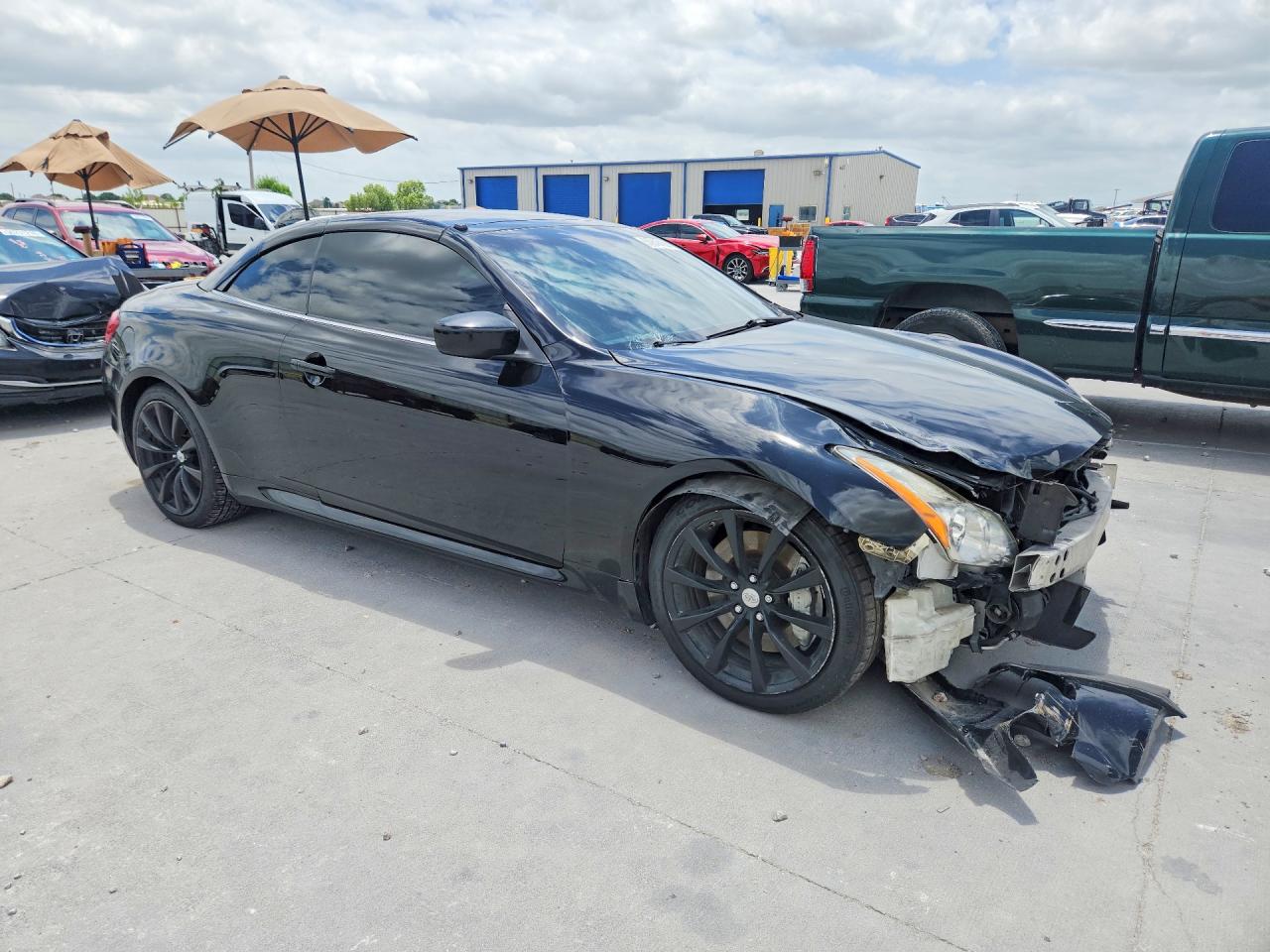 2009 Infiniti G37 Convertible Base Black vin: JNKCV66E79M724907