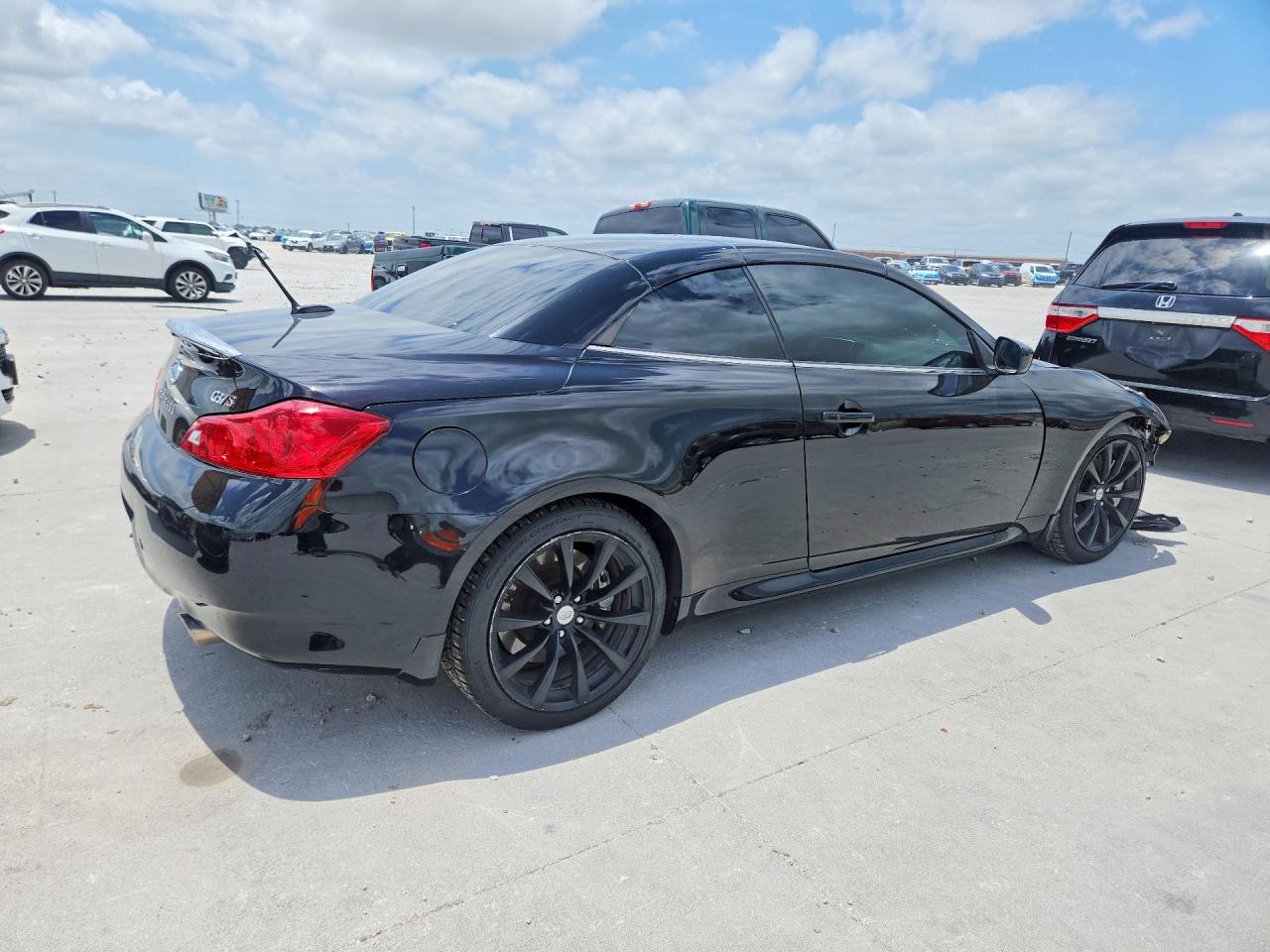 2009 Infiniti G37 Convertible Base Black vin: JNKCV66E79M724907
