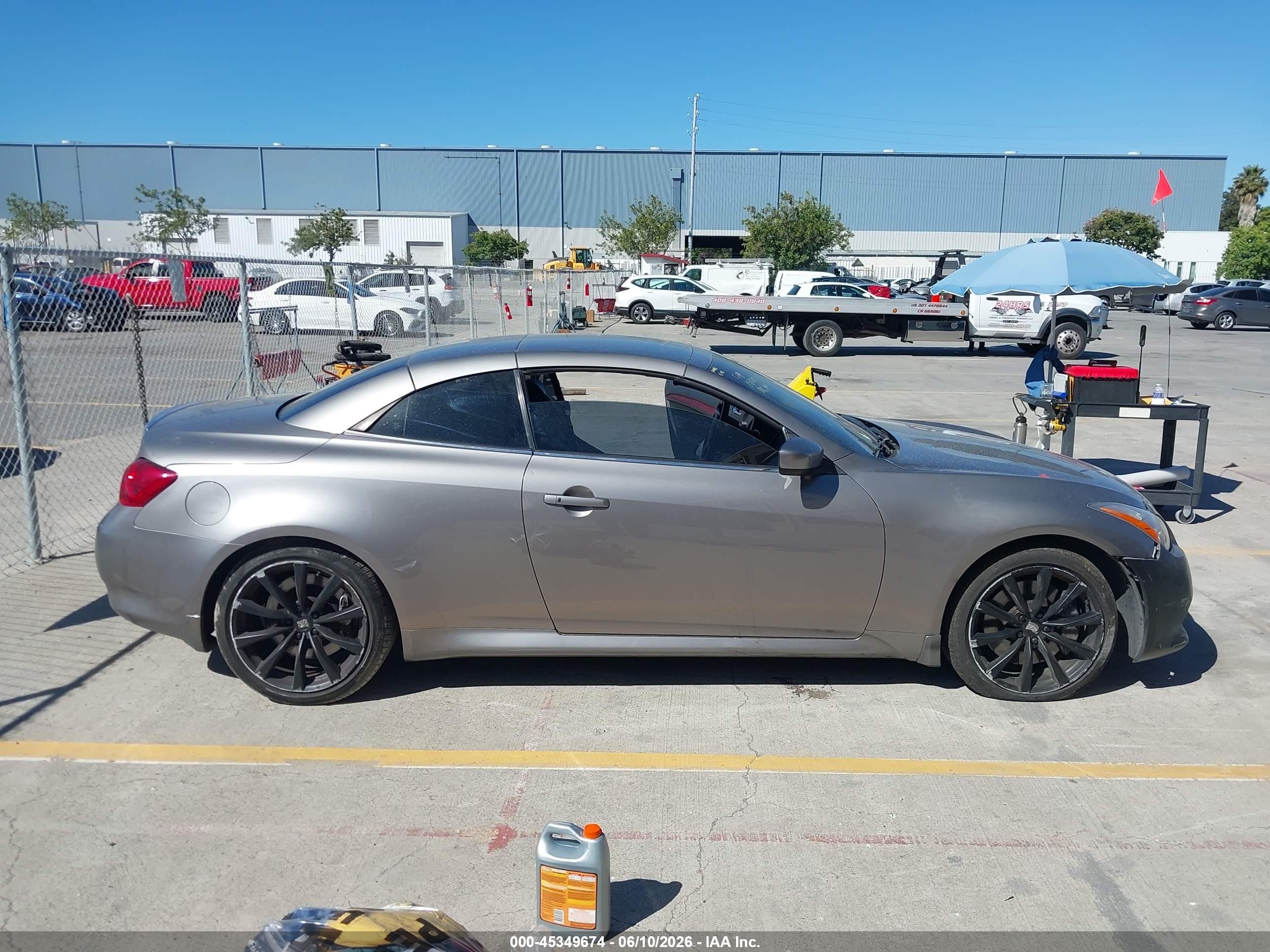 2009 Infiniti G37 Gray vin: JNKCV66E89M721515