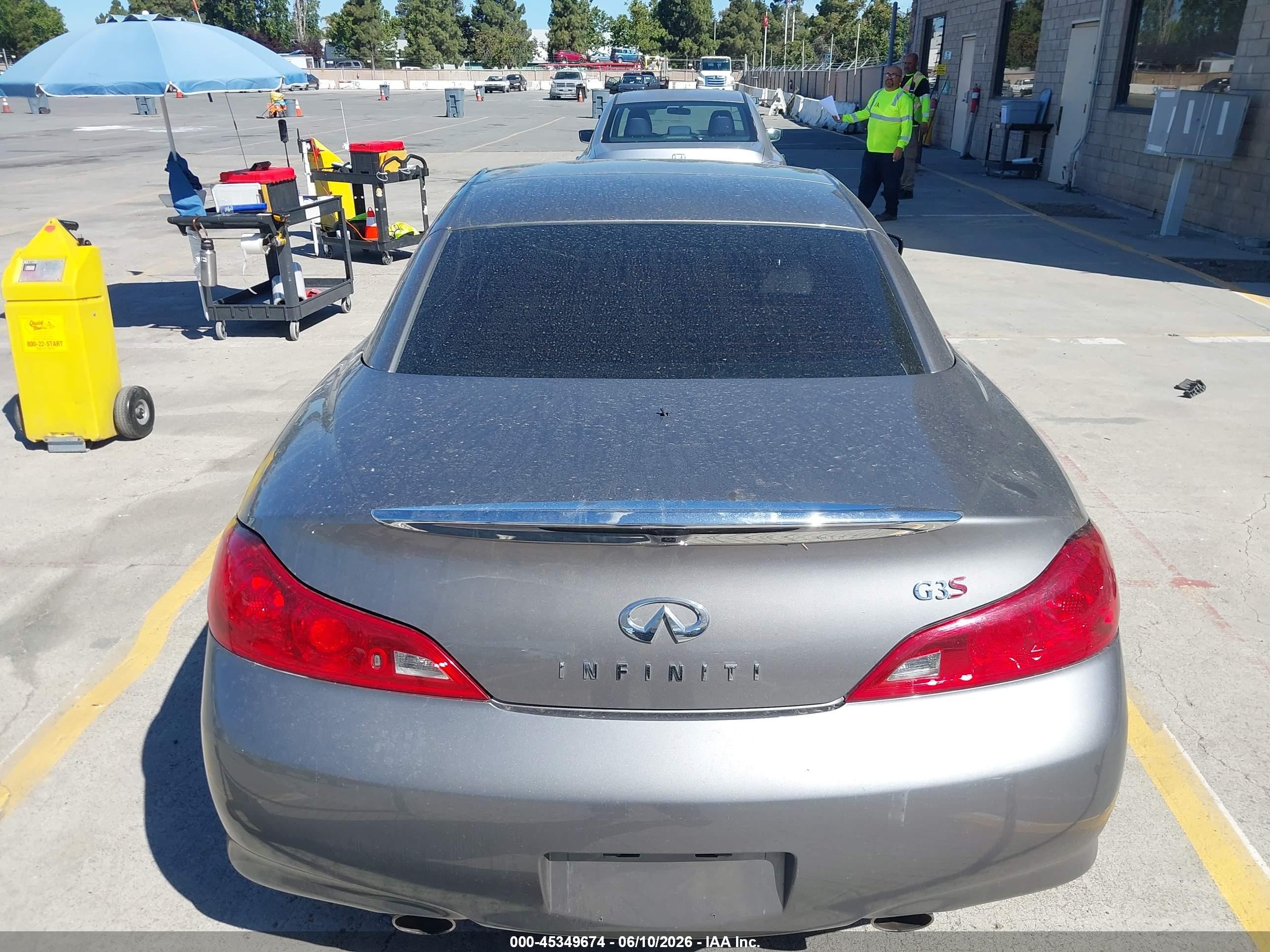 2009 Infiniti G37 Gray vin: JNKCV66E89M721515