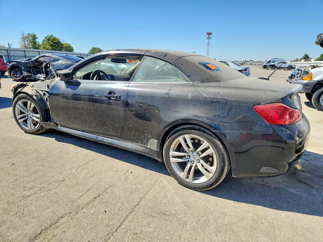 2009 Infiniti G37 Convertible Base Black vin: JNKCV66E99M724259