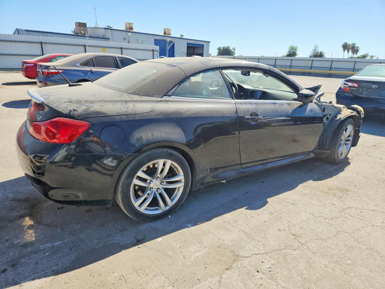 2009 Infiniti G37 Convertible Base Black vin: JNKCV66E99M724259