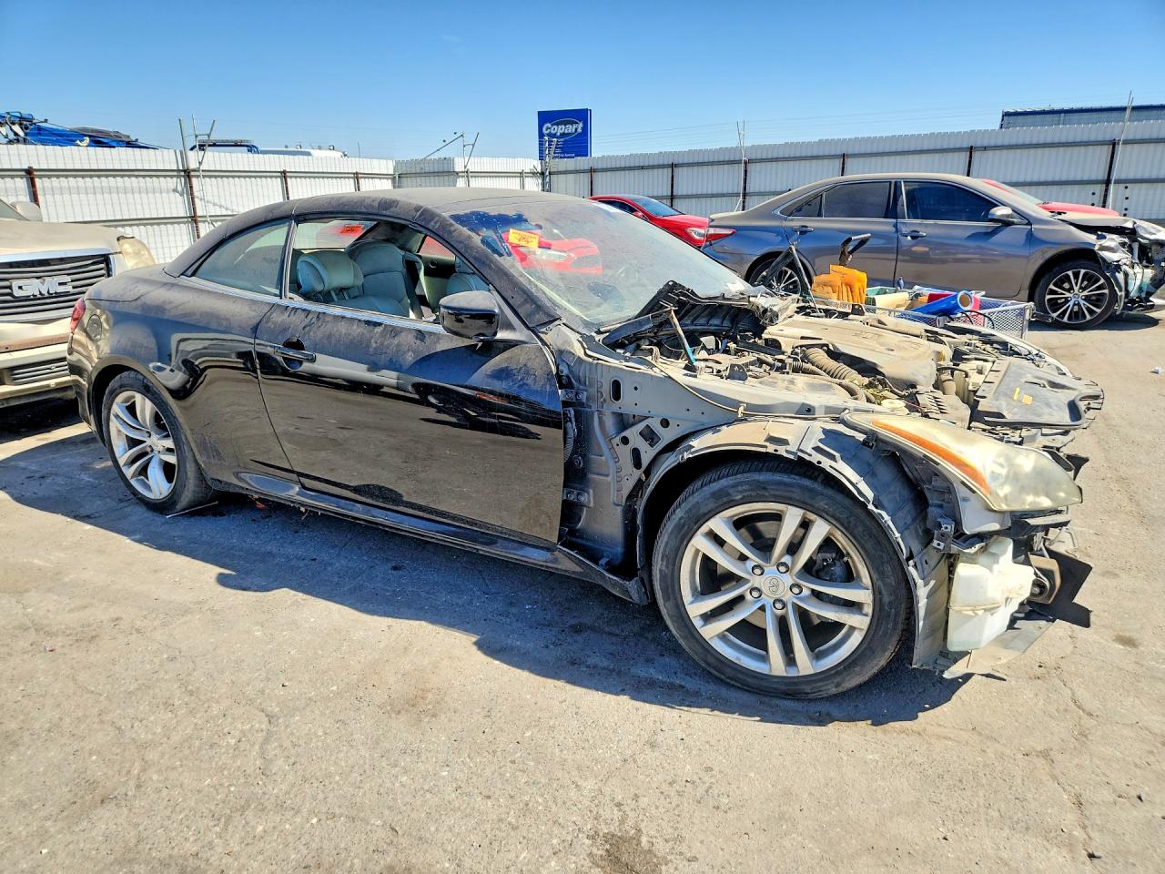 2009 Infiniti G37 Convertible Base Black vin: JNKCV66E99M724259