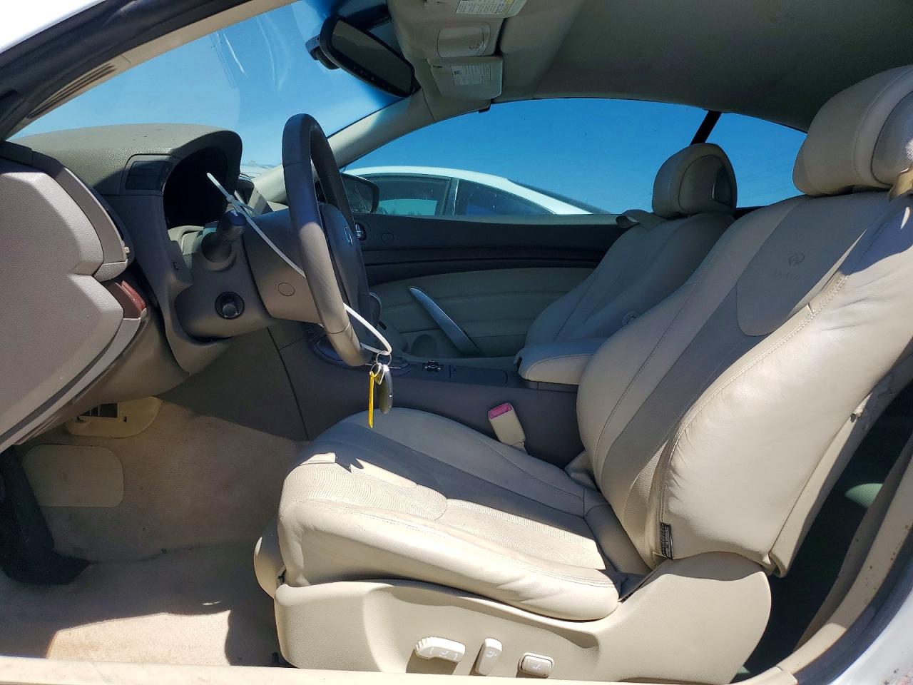 2009 Infiniti G37 Convertible Base White vin: JNKCV66E99M724620