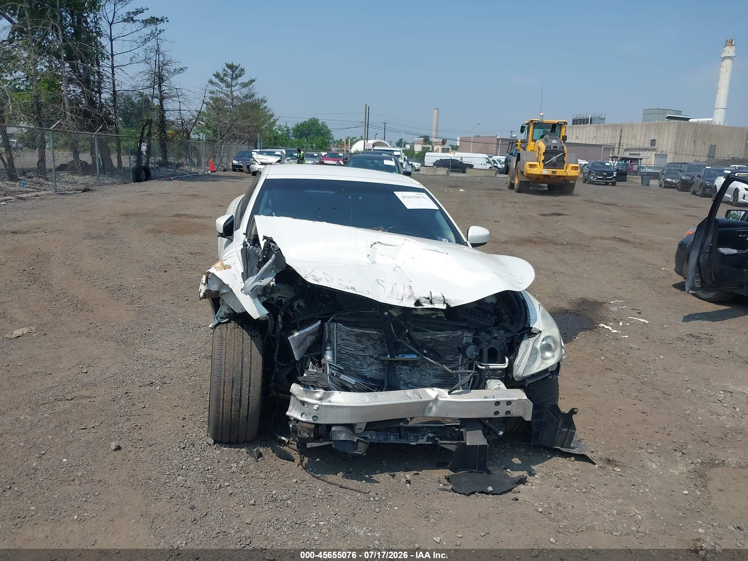 2009 Infiniti G37 Белый vin: JNKCV66EX9M720527