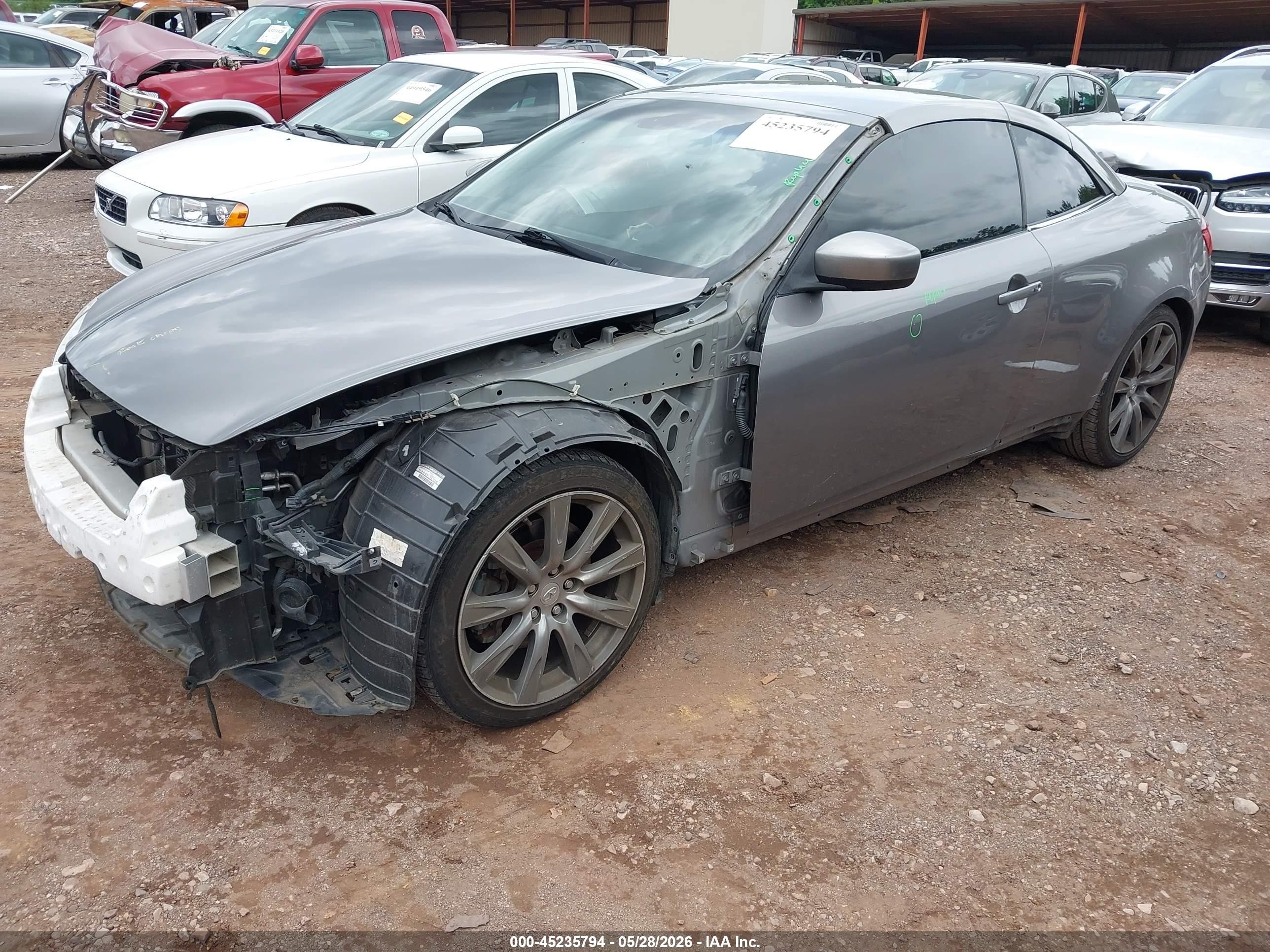 2009 Infiniti G37   Gray vin: JNKCV66EX9M720799