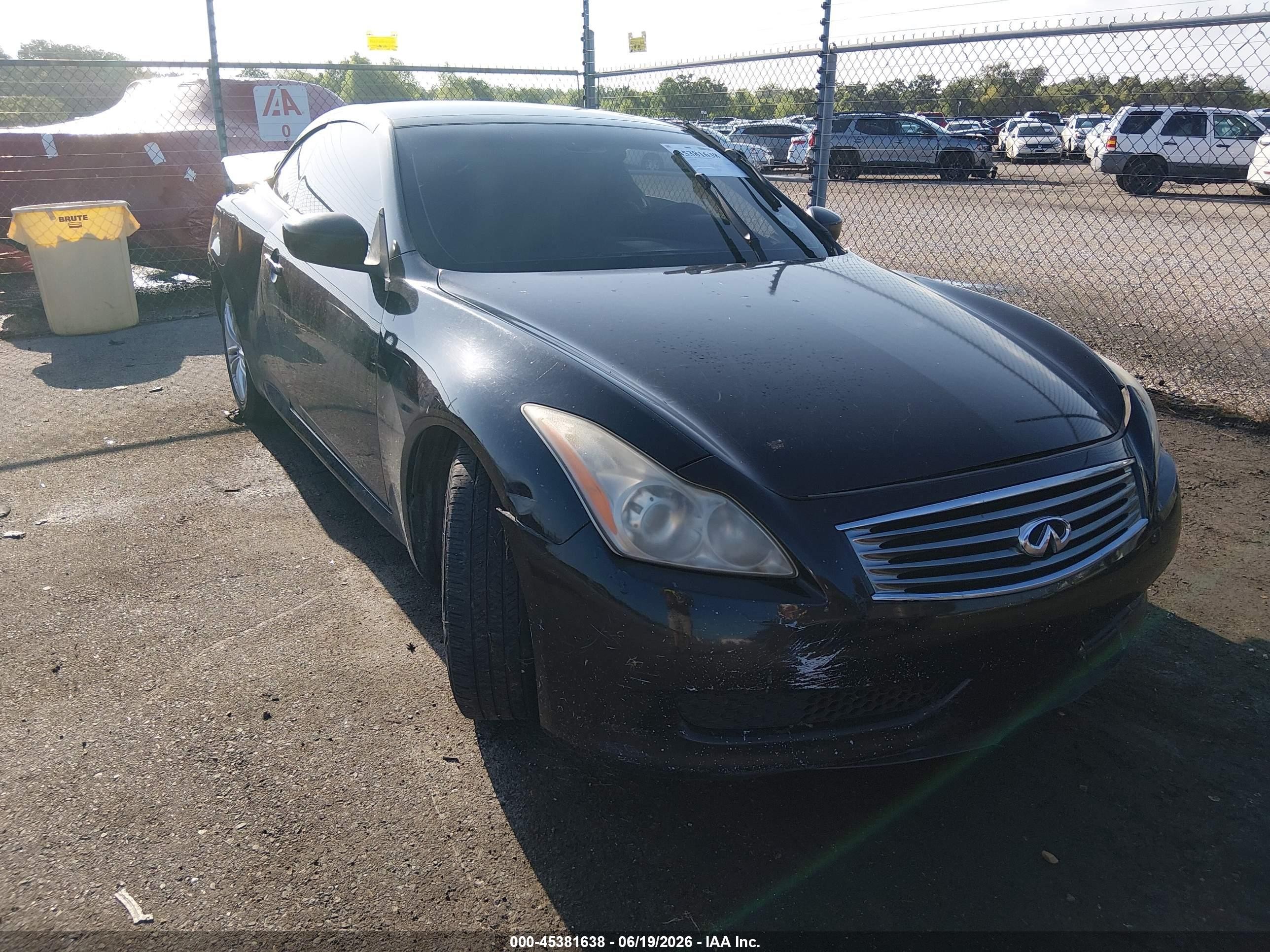 2009 Infiniti G37 Black vin: JNKCV66EX9M721760