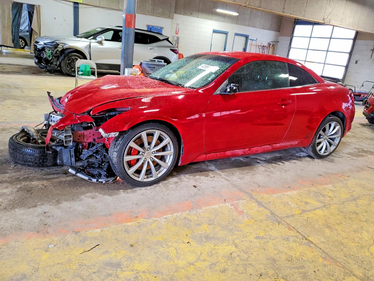 2009 Infiniti G37 Convertible Base Red vin: JNKCV66EX9M721855
