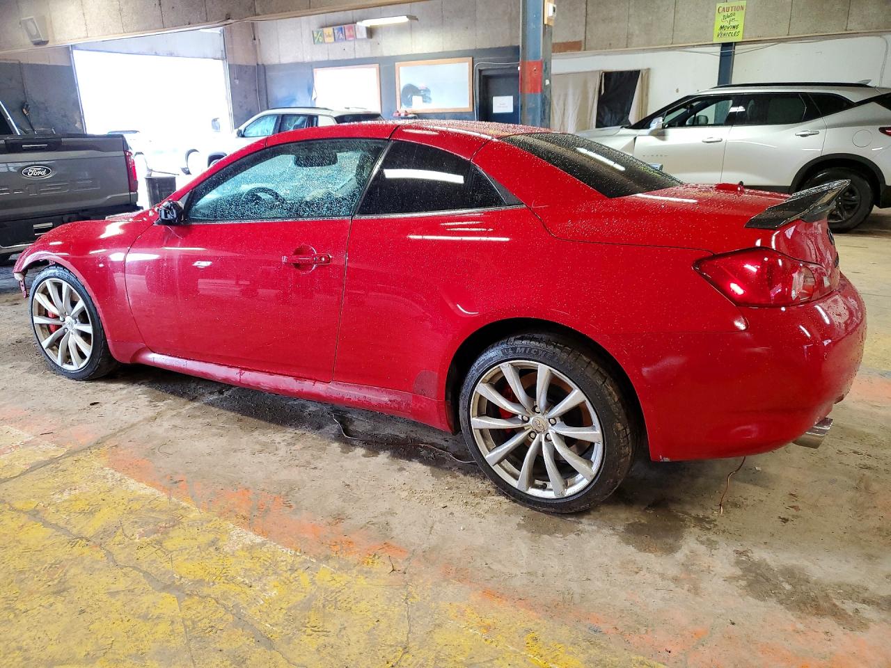 2009 Infiniti G37 Convertible Base Red vin: JNKCV66EX9M721855