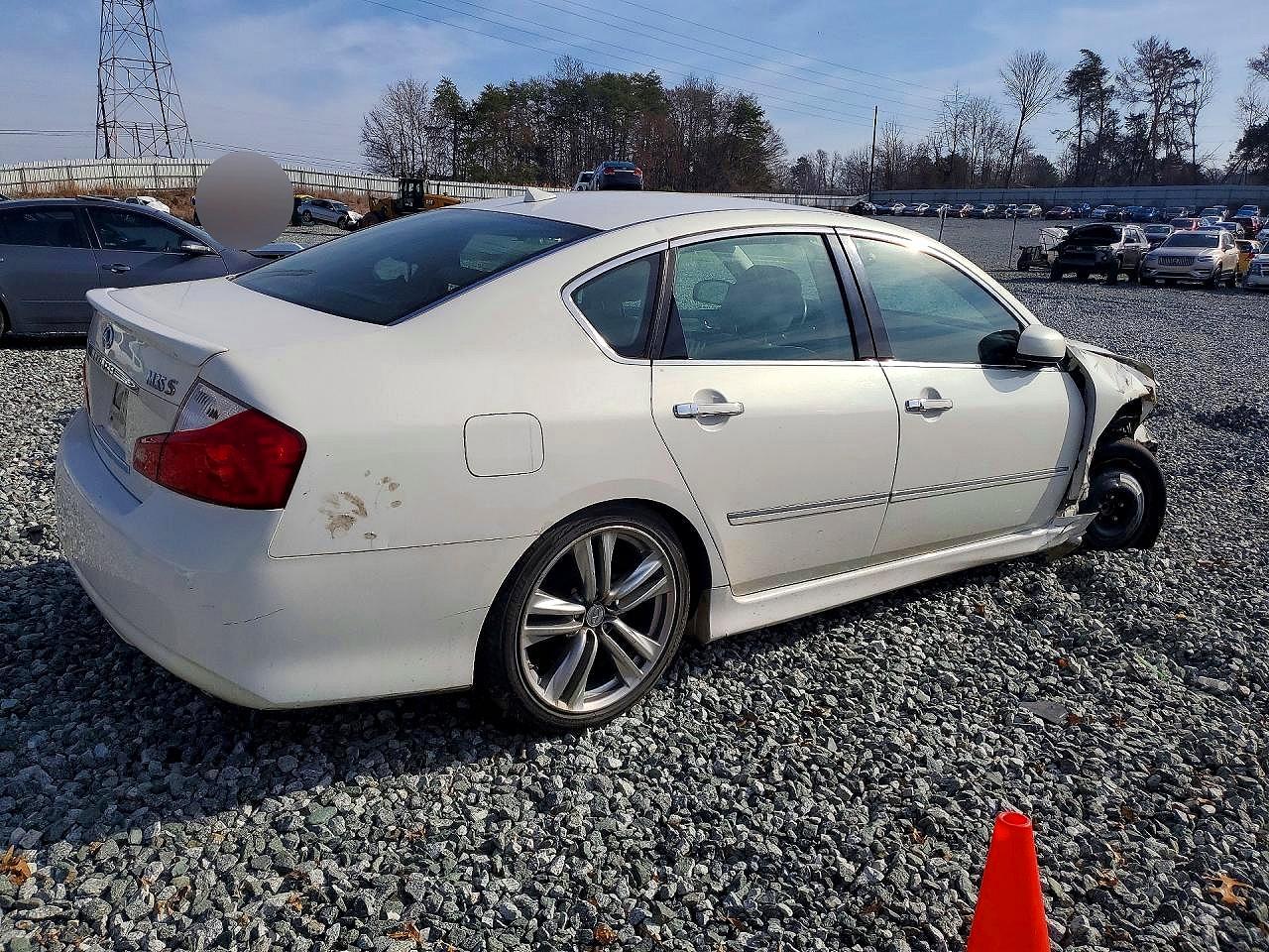 2009 Infiniti M35 Base White vin: JNKCY01E09M800592