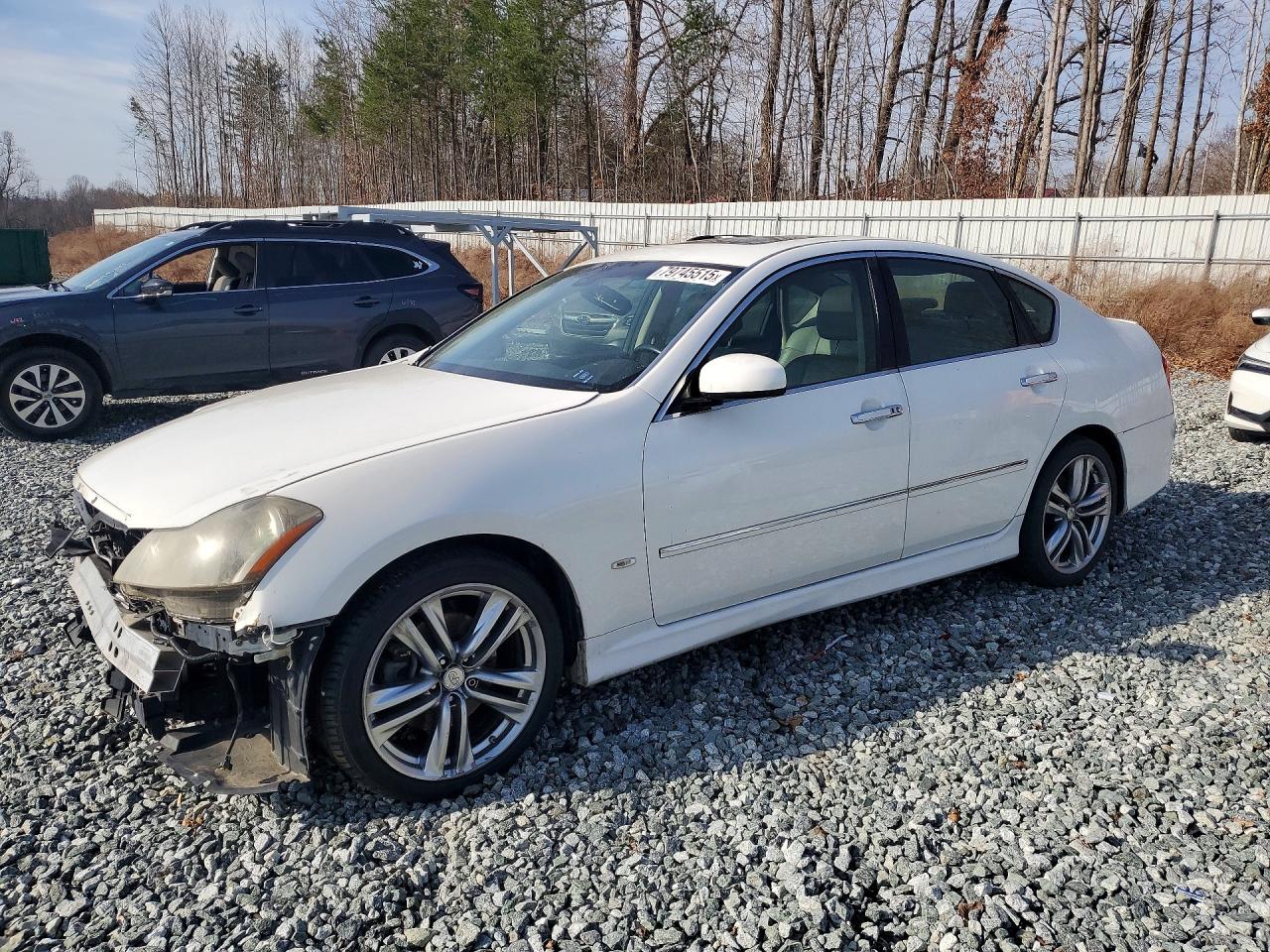 2009 Infiniti M35 Base White vin: JNKCY01E09M800592