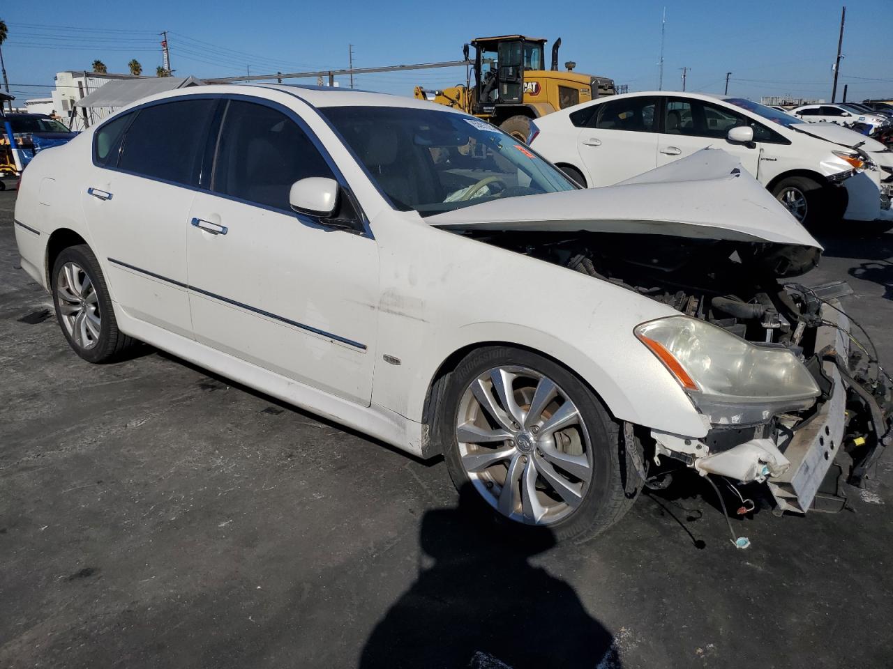 2009 Infiniti M35 Base White vin: JNKCY01E39M801414