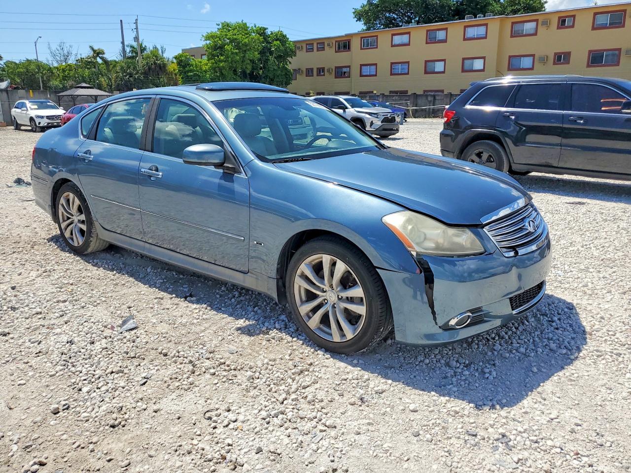 2009 Infiniti M35 Base Blue vin: JNKCY01E39M801719