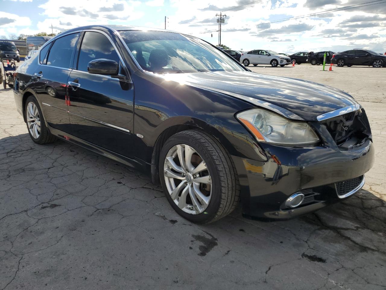 2009 Infiniti M35 Base Черный vin: JNKCY01E49M802037