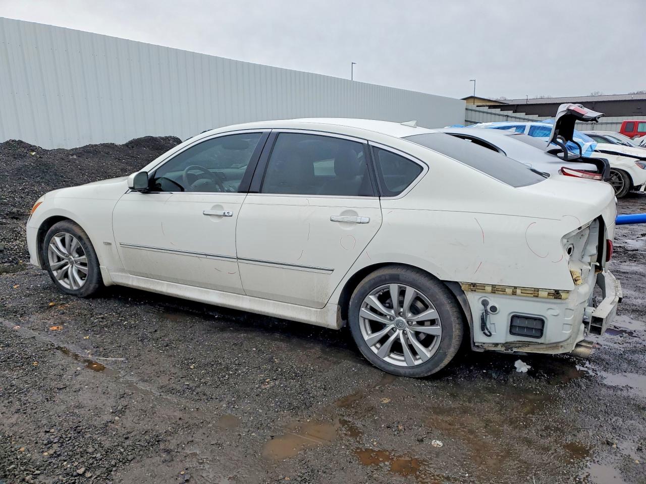 2009 Infiniti M35 Base White vin: JNKCY01E59M800202