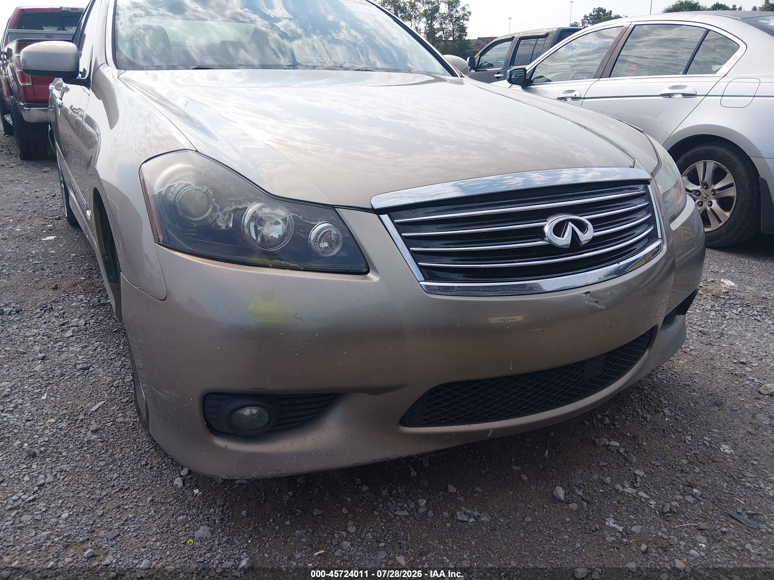 2009 Infiniti M35   Gold vin: JNKCY01E59M800765