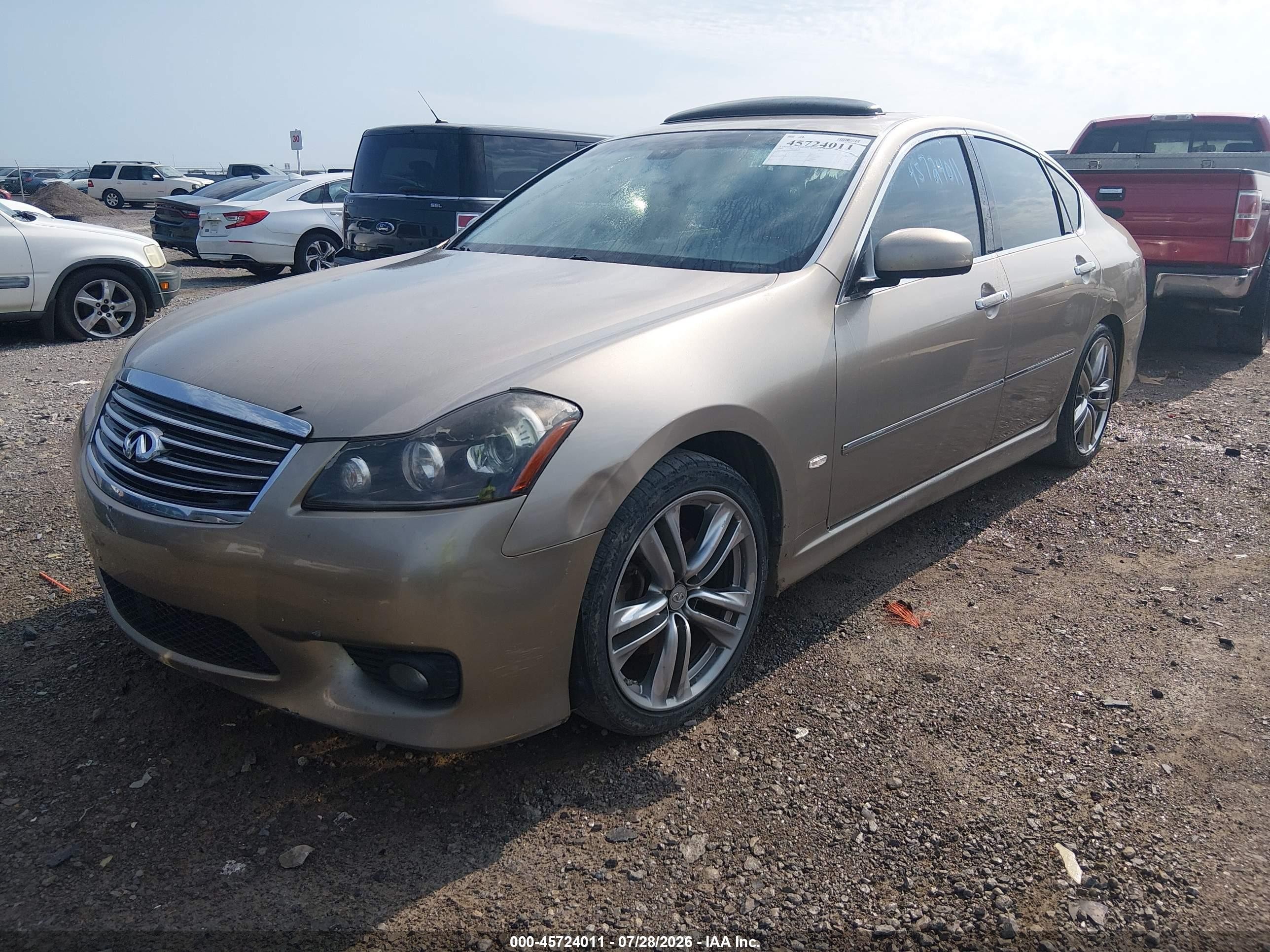 2009 Infiniti M35   Gold vin: JNKCY01E59M800765