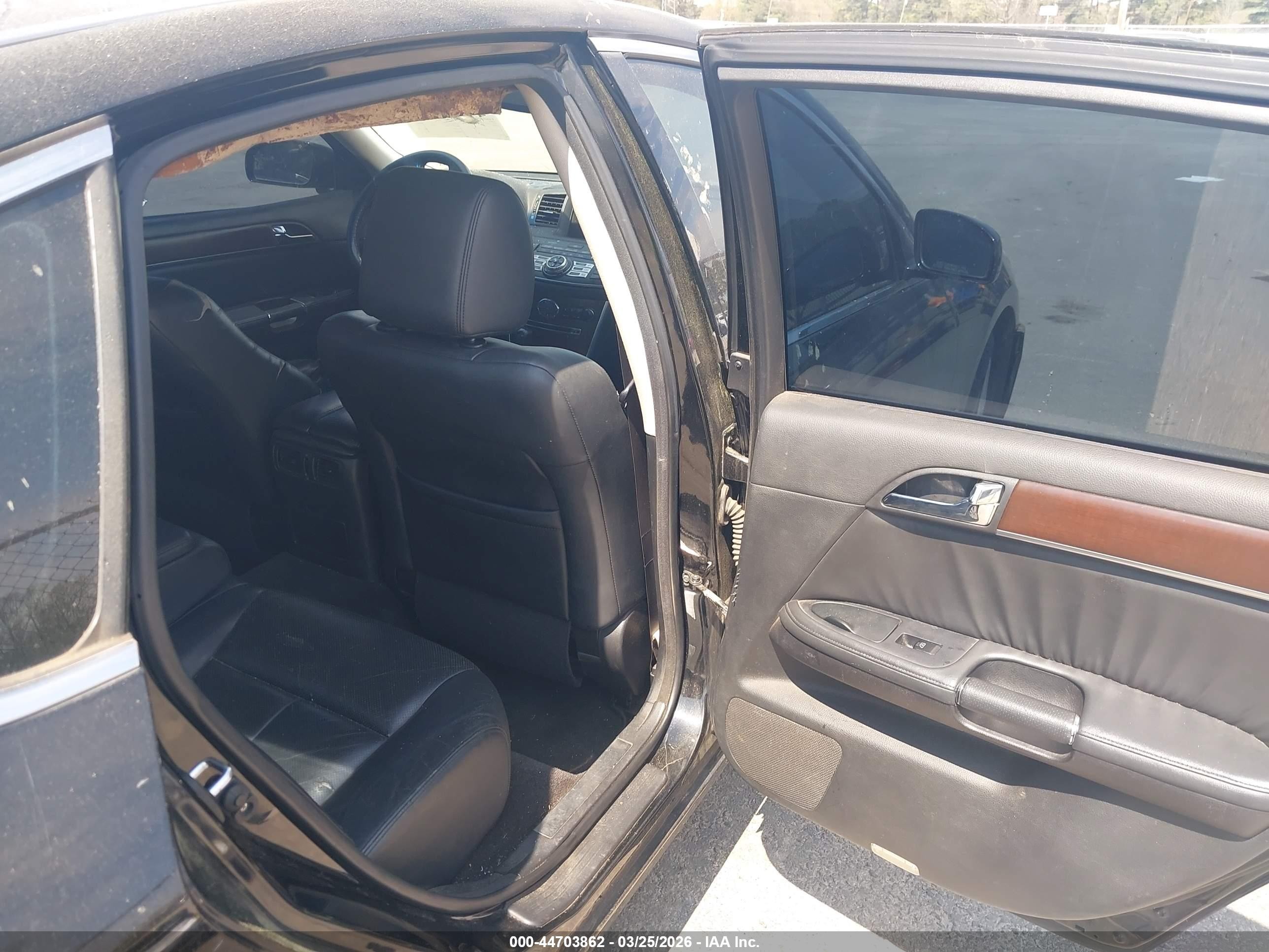2009 Infiniti M35   Black vin: JNKCY01E79M800475