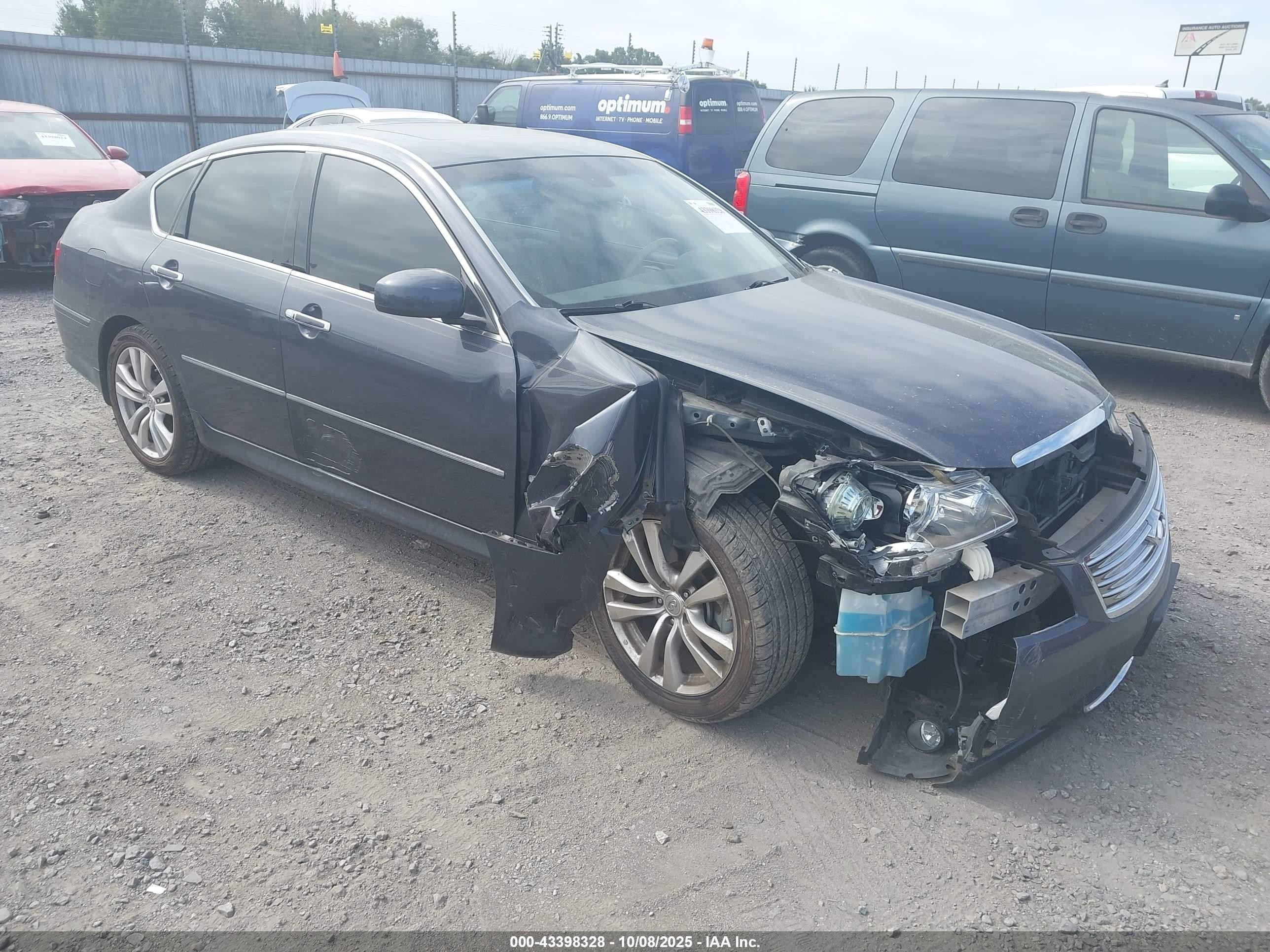 2009 Infiniti M35   Blue vin: JNKCY01E79M802324