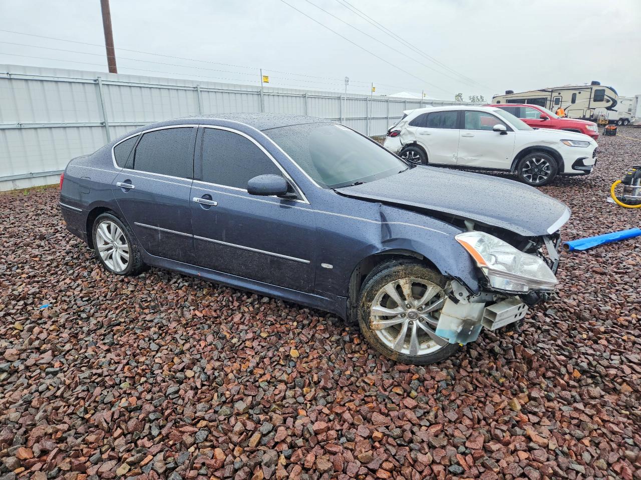 2009 Infiniti M35 Base Синий vin: JNKCY01E79M802324